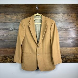 Stafford Blazer Jacket Suit Sport Coat Wool Cashmere Size 42